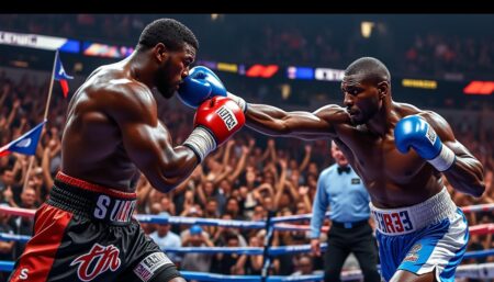 Oscar Duarte surclasse Kenneth Sims Jnr lors d’un match à Chicago découvrez comment oscar duarte a brillamment surclassé kenneth sims jnr lors d'un match palpitant à chicago, marquant une nouvelle étape dans sa carrière de boxeur. analyse des moments forts et des performances clés qui ont fait la différence.