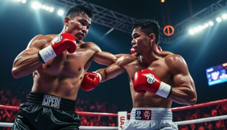 Sans jugement : Carlos Canizales met K.O. Panya Pradabsri pour une victoire décisive dans un affrontement spectaculaire, carlos canizales a mis k.o. panya pradabsri, obtenant ainsi une victoire décisive. découvrez les moments forts de ce combat captivant où le sans jugement a pris tout son sens.