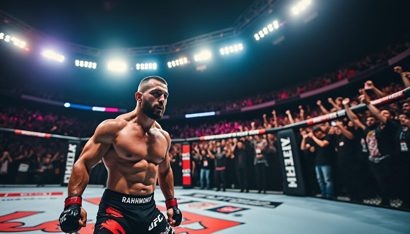 découvrez l'affrontement captivant entre shavkat rakhmonov et un jeune prodige de l'ufc. cette rencontre promet des moments d'intensité, où la technique et le talent se rencontrent sur le ring. ne manquez pas cette bataille qui pourrait redéfinir l'avenir de ces deux combattants prometteurs !