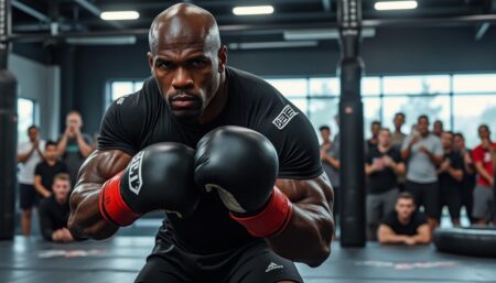 découvrez les réactions enthousiastes des fans face à la puissance de daniel cormier, toujours au sommet de sa forme, à travers de nouvelles séquences d’entraînement impressionnantes.