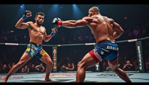 découvrez comment un passionné de mma se lance dans une imitation audacieuse du célèbre taunt de max holloway, mais voit ses ambitions réduites à néant par un ko brutal qui choque les fans.