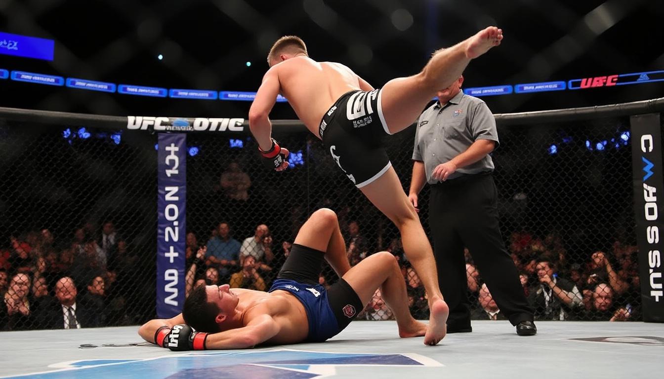 découvrez un slam dévastateur et exceptionnel en direct de l'ufc vegas 109, où l'intensité des combats atteint son paroxysme. ne manquez pas les moments forts de cet événement spectaculaire qui a captivé les fans du monde entier.