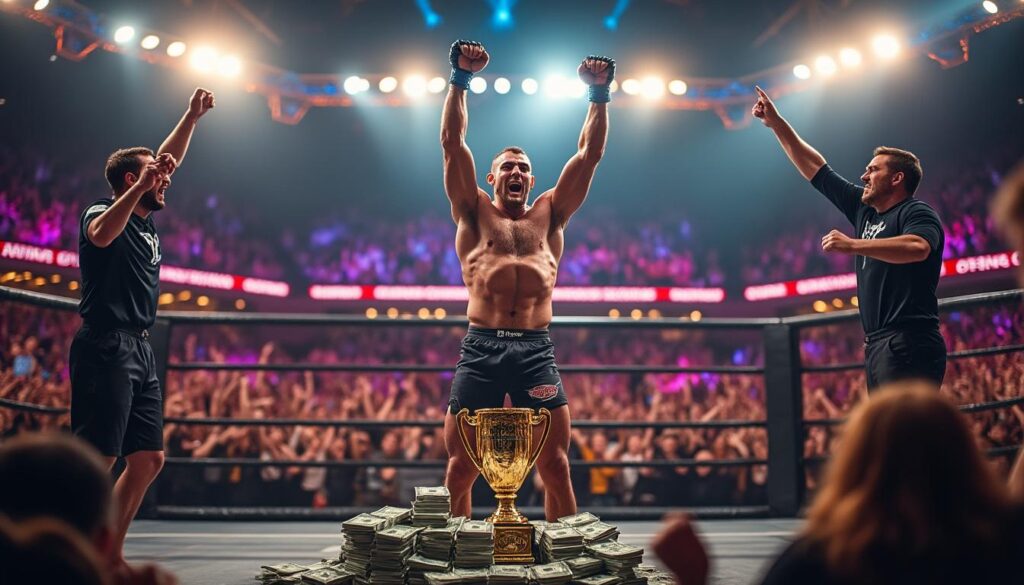 un ancien participant de Big Brother remporte le tournoi mondial de la PFL avec un prix de 500 000 dollars après un affrontement sanglant découvrez comment un ancien candidat de big brother a remporté le prestigieux tournoi mondial de la pfl, décrochant 500 000 dollars après un combat intense et sanglant.