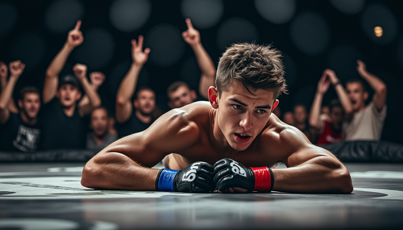 découvrez comment un jeune prodige de 19 ans a réussi l’exploit de soumettre facilement le célèbre combattant de l'ufc bryce mitchell. un récit impressionnant qui bouscule le monde des arts martiaux mixtes.