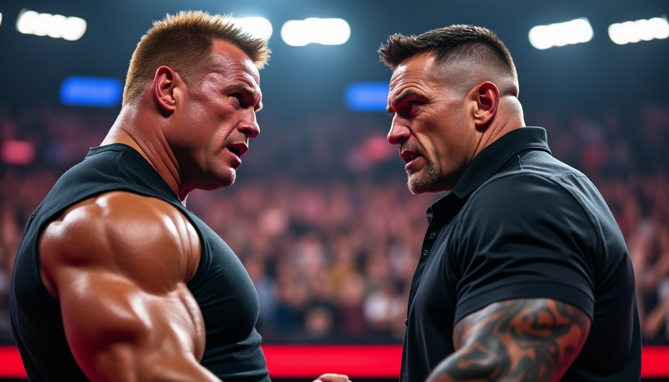 assistez à la confrontation explosive entre arnold schwarzenegger et chael sonnen, où l'icône du cinéma affirme haut et fort son refus de tolérer les tricheurs. un échange intense à ne pas manquer !