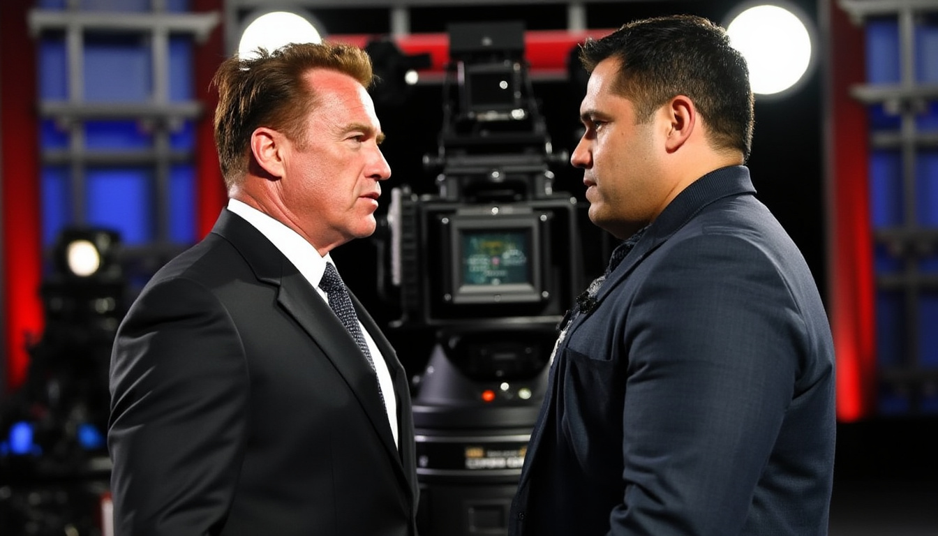 assistez à l'affrontement intense entre arnold schwarzenegger et chael sonnen. l'icône du cinéma affirme sa position contre la tricherie et déclare : 'je ne tolérerai pas les tricheurs'.