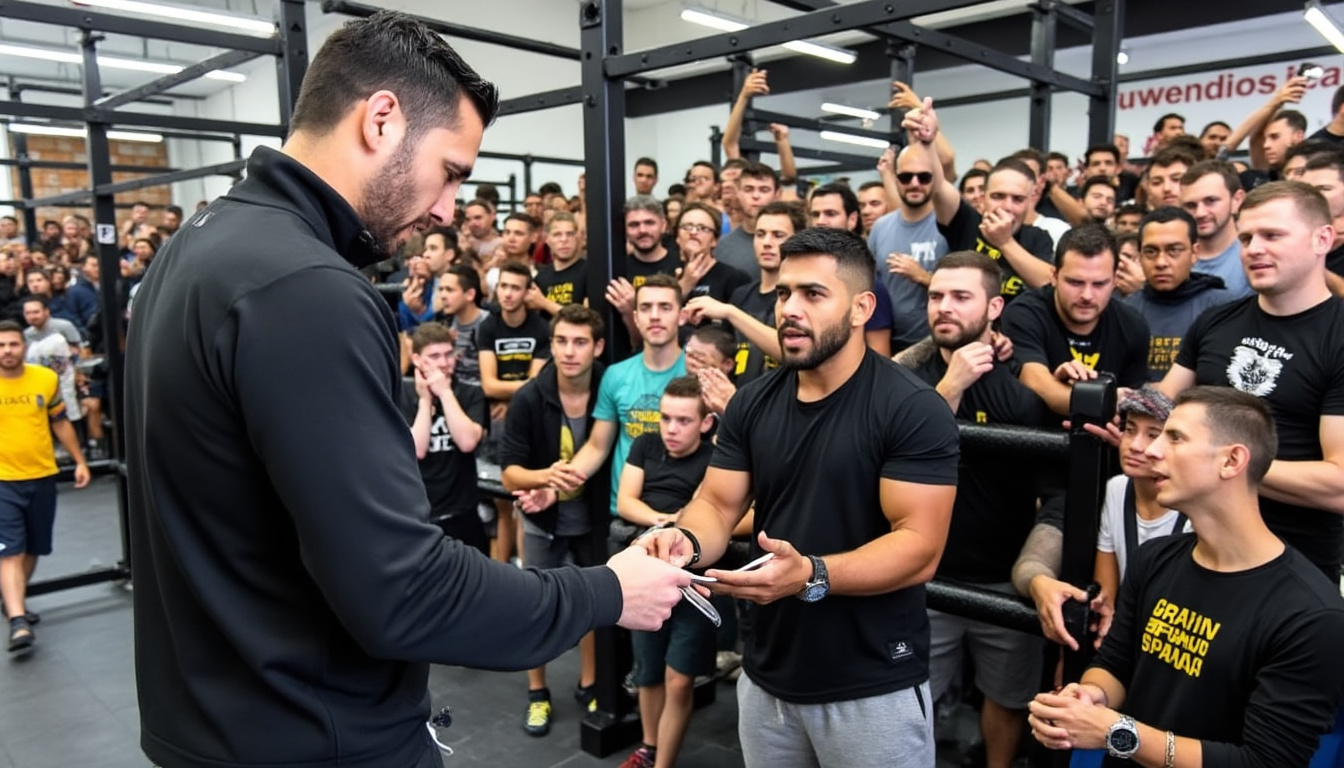 ne manquez pas l'événement exceptionnel d'ilia topuria qui a surpris ses fans lors d'une rencontre inédite en espagne. découvrez les temps forts et les réactions à cet instant marquant !
