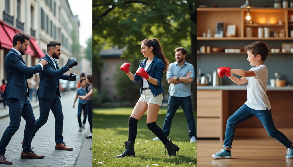 Le langage de la boxe dans notre quotidien : une nouvelle façon de s’exprimer découvrez comment les expressions et le vocabulaire de la boxe s'invitent dans notre vie quotidienne et offrent une nouvelle manière originale de s'exprimer au jour le jour.