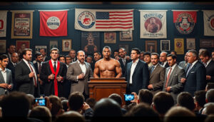 découvrez les grandes conférences de presse qui ont marqué l'histoire de la boxe, des échanges mémorables entre champions aux moments de tension inoubliables. plongez dans les coulisses médiatiques du noble art.