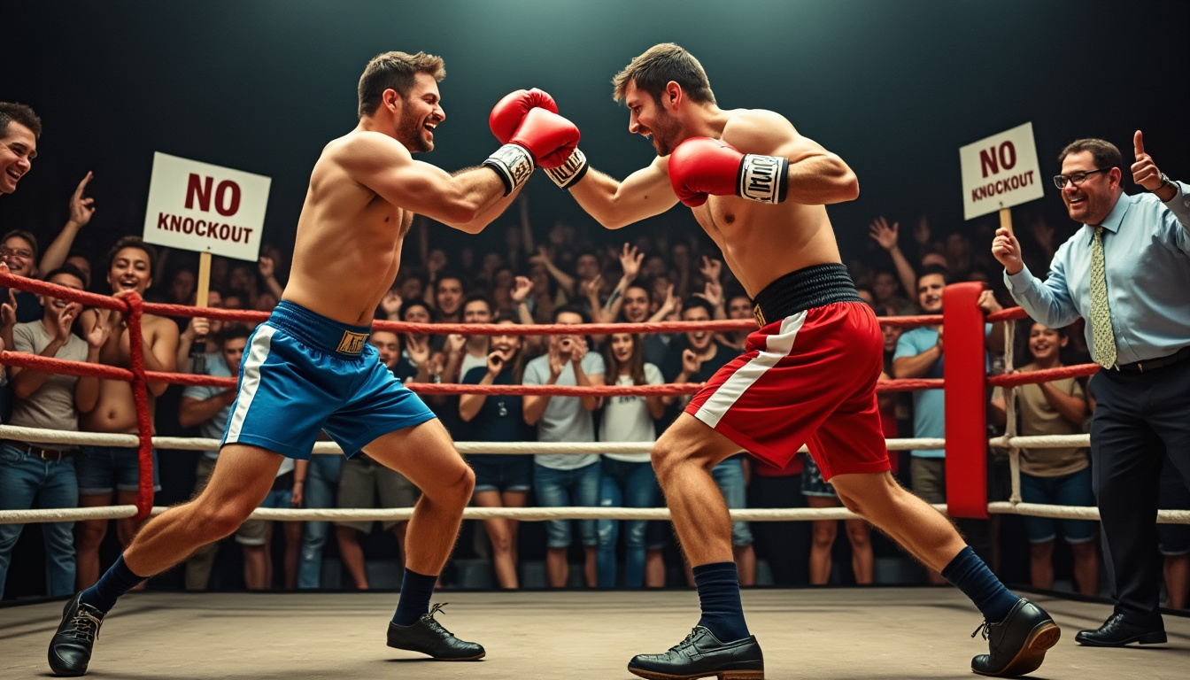 découvrez comment l'humour s'invite dans l'univers de la boxe à travers une analyse des médias. plongez dans le rôle du rire dans la couverture médiatique de ce sport.
