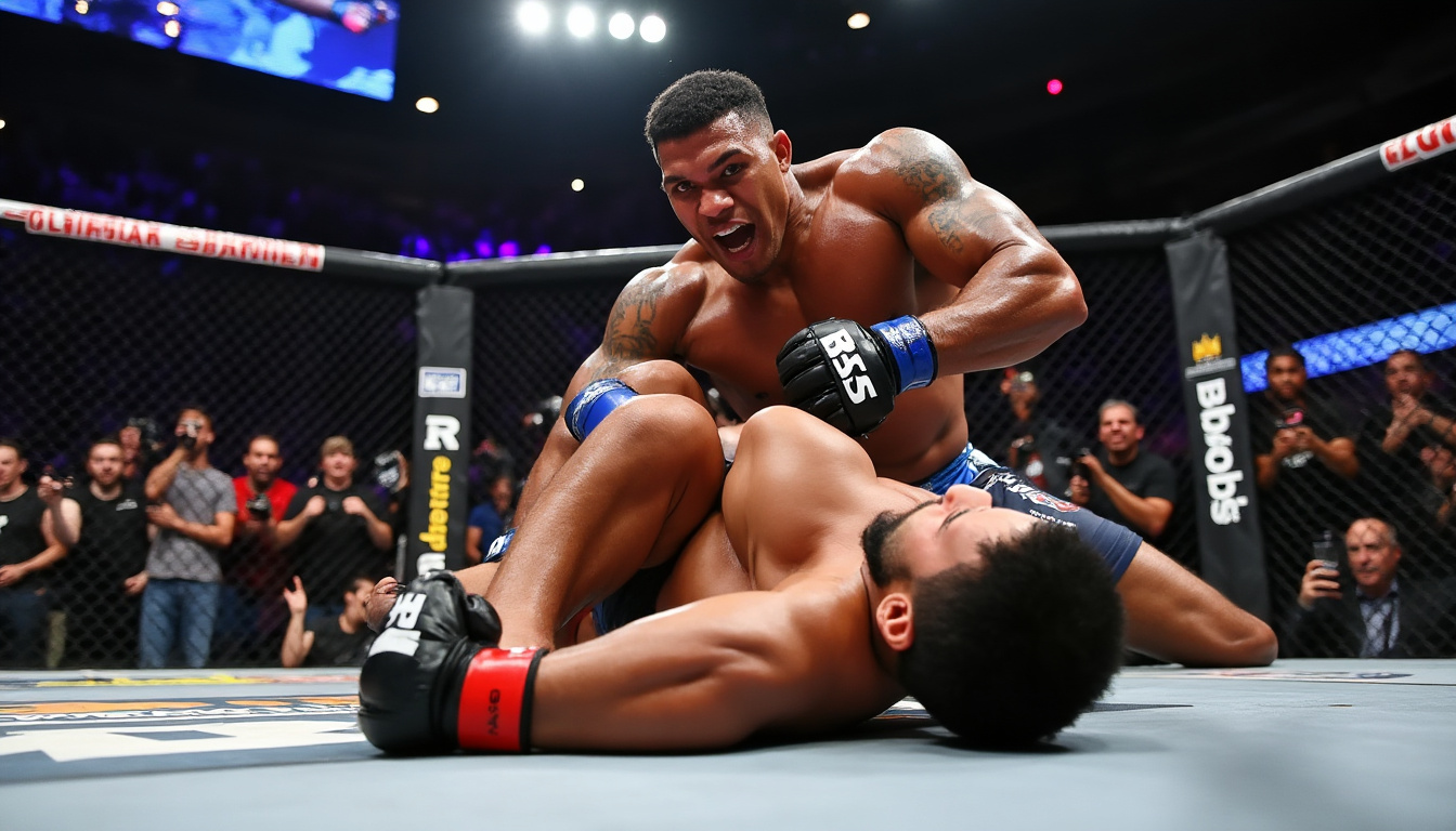 découvrez les débuts impressionnants du lutteur olympique gable steveson en mma, couronnés par une victoire éclatante par tko. un nouvel espoir s'impose dans l'octogone !