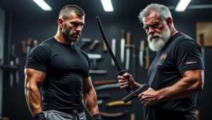 michael bisping collabore avec un cĂ©lĂšbre entraĂźneur dâarmes, connu pour avoir prĂ©parĂ© keanu reeves dans john wick, afin de se prĂ©parer pour son prochain film. dĂ©couvrez cette alliance impressionnante qui promet des scĂšnes dâaction spectaculaires.