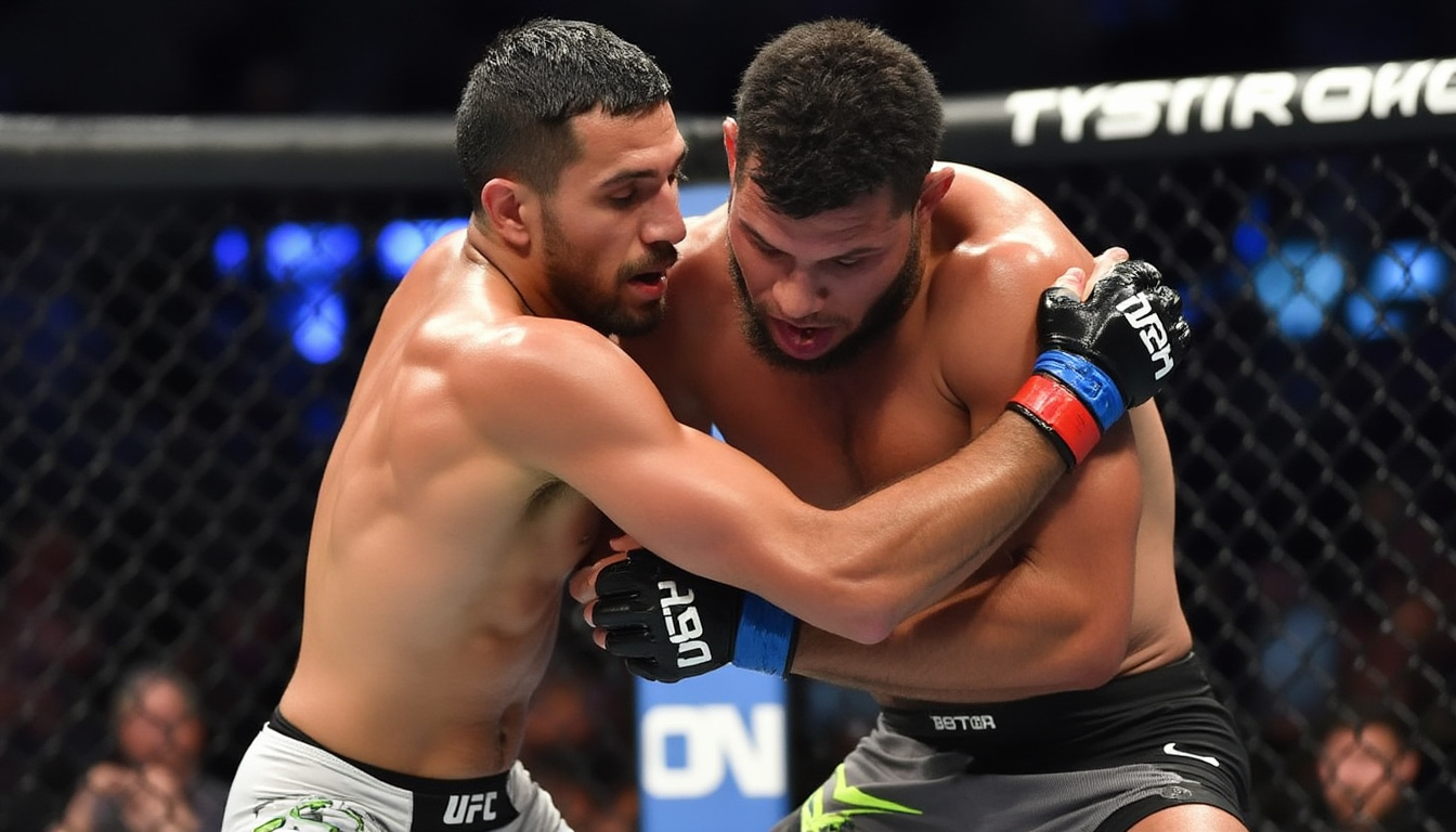 revivez le combat spectaculaire de l'ufc noche oĂč diego lopes s'impose brillamment en infligeant un tko impressionnant Ă jean silva, marquant ainsi un moment fort de la soirĂ©e.
