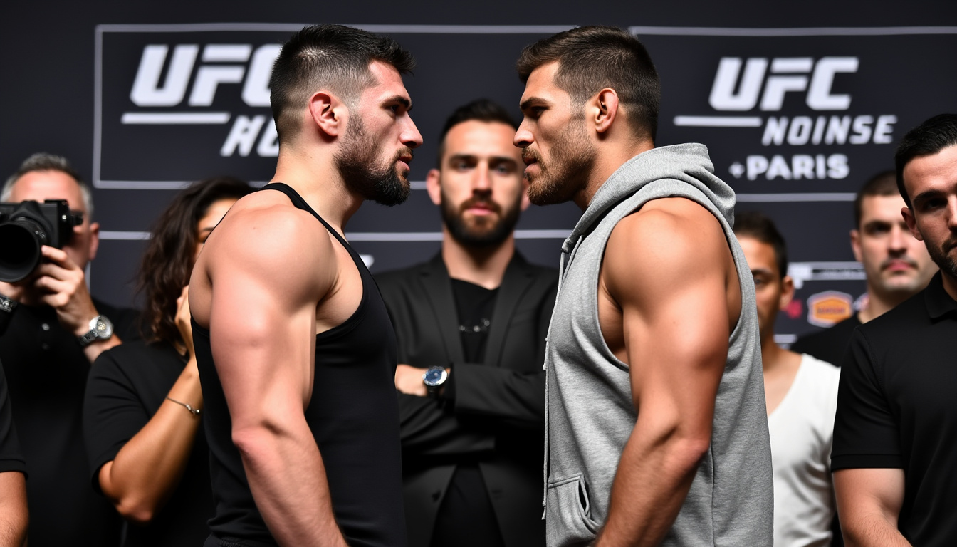 découvrez les poids officiels de nassourdine imavov et benoßt st-denis avant leur affrontement trÚs attendu à l'ufc paris. tous les détails sur la pesée et les enjeux du combat.