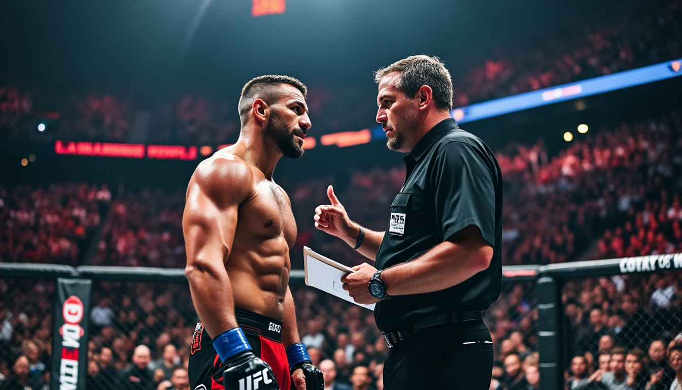 dĂ©couvrez l'histoire insolite d'un combattant lors de l'ufc perth, qui a surpris tout le monde en demandant une pause pipi en plein combat. une requĂȘte inattendue qui a marquĂ© la soirĂ©e !