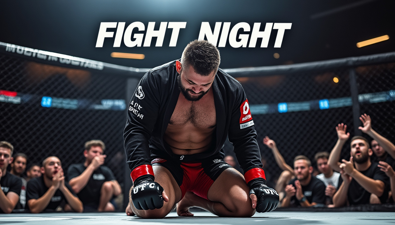 dĂ©couvrez un combat de mma hors du commun oĂč un poids lourd abandonne avant mĂȘme quâun seul coup ne soit Ă©changĂ©. une scĂšne surprenante qui intrigue les amateurs dâarts martiaux mixtes !