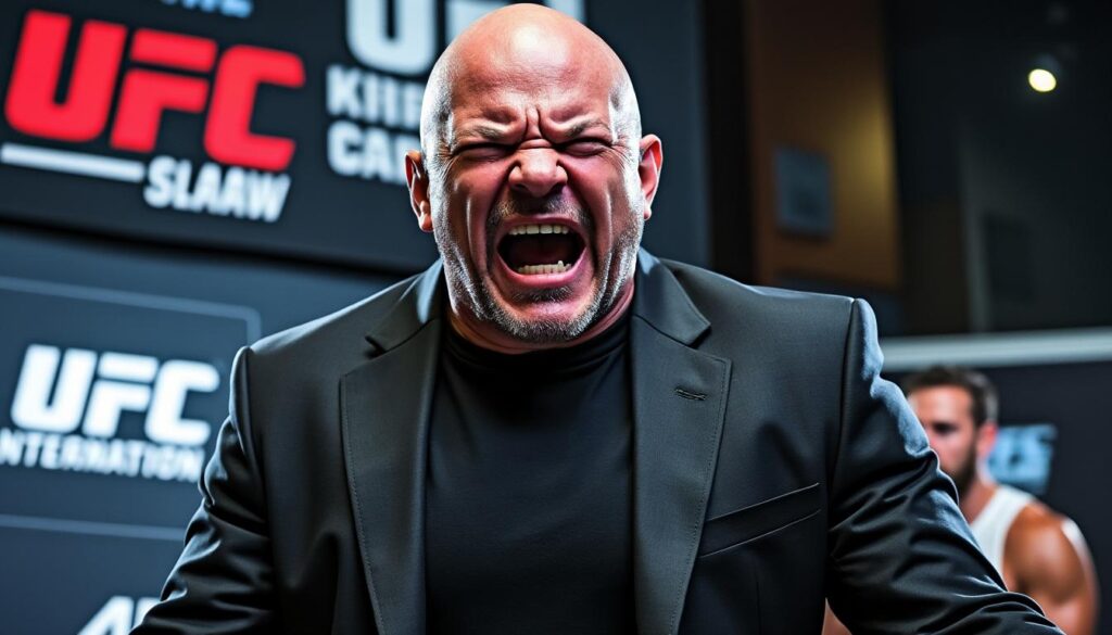 Dana White exprime sa colÚre suite aux propos de Tom Aspinall découvrez la réaction furieuse de dana white aprÚs les déclarations de tom aspinall. analyse des tensions, raisons de la colÚre et répercussions dans l'univers du mma.