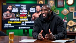 découvrez les prévisions de francis ngannou pour le combat tant attendu entre tom aspinall et ciryl gane. analyse, pronostics et avis exclusifs de l'ancien champion poids lourd de l'ufc.