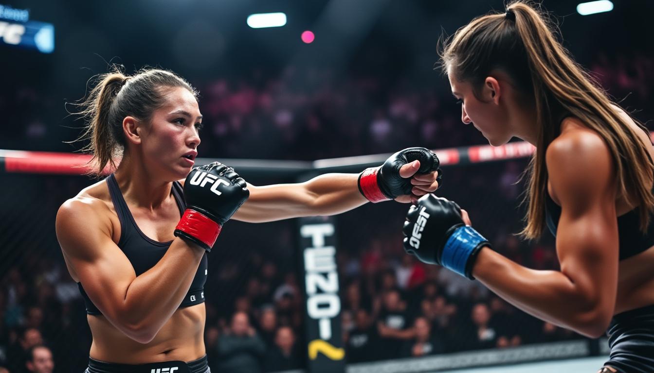 manon fiorot impressionne lors de son retour à l'ufc en remportant une victoire par tko en seulement 74 secondes. découvrez les temps forts de ce combat spectaculaire et la performance de la combattante française.