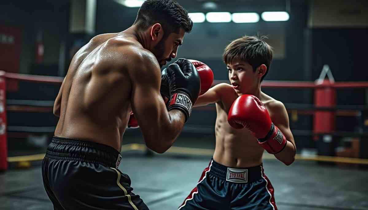 découvrez le sparring mémorable entre hasbulla et une jeune star de tiktok de 9 ans à new york, un moment unique alliant énergie et passion.