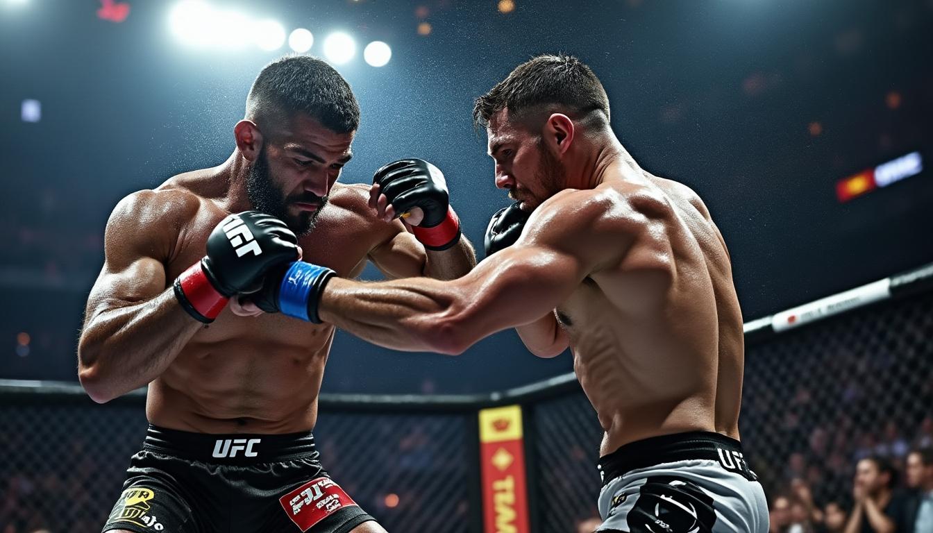 revivez le combat épique de l'ufc : un affrontement légendaire marqué par 17 genoux puissants à la tête lors de la finale du grand prix. une bataille ultime à ne pas manquer !