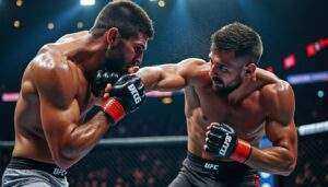 revivez le combat épique de l'ufc avec la finale du grand prix marquée par 17 genoux dévastateurs à la tête, un affrontement légendaire qui restera gravé dans l'histoire.