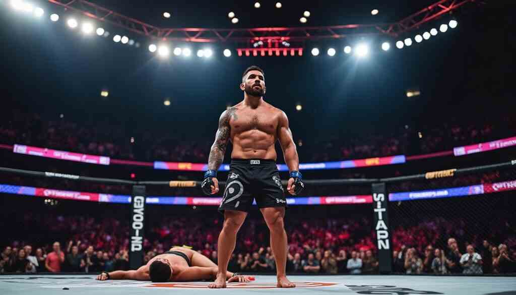 gable steveson ambitionne un appel de l'ufc après un premier combat spectaculaire, remporté par ko en seulement 25 secondes, dans un contexte sans jon jones.