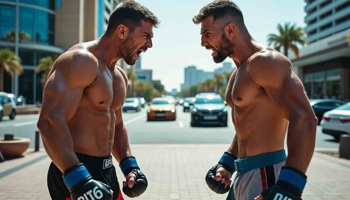 découvrez l'altercation filmée entre ilia topuria et paddy pimblett devant l'hôtel ufc au qatar, un moment intense qui a fait sensation dans le monde des arts martiaux mixtes.