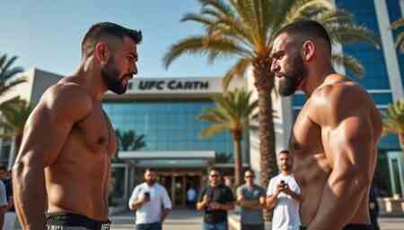 Ilia Topuria provoque Paddy Pimblett devant l’hôtel UFC au Qatar: une altercation filmée revivez l'altercation filmée entre ilia topuria et paddy pimblett devant l'hôtel ufc au qatar, un moment électrisant avant leur confrontation.