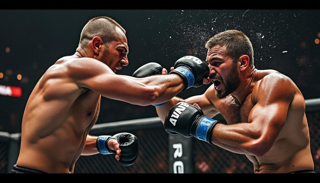 découvrez le combat spectaculaire où l'ex-adversaire de mauricio ruffy inflige un ko brutal avec un coup de pied à la tête en dehors de l'octogone, un moment choc du mma.