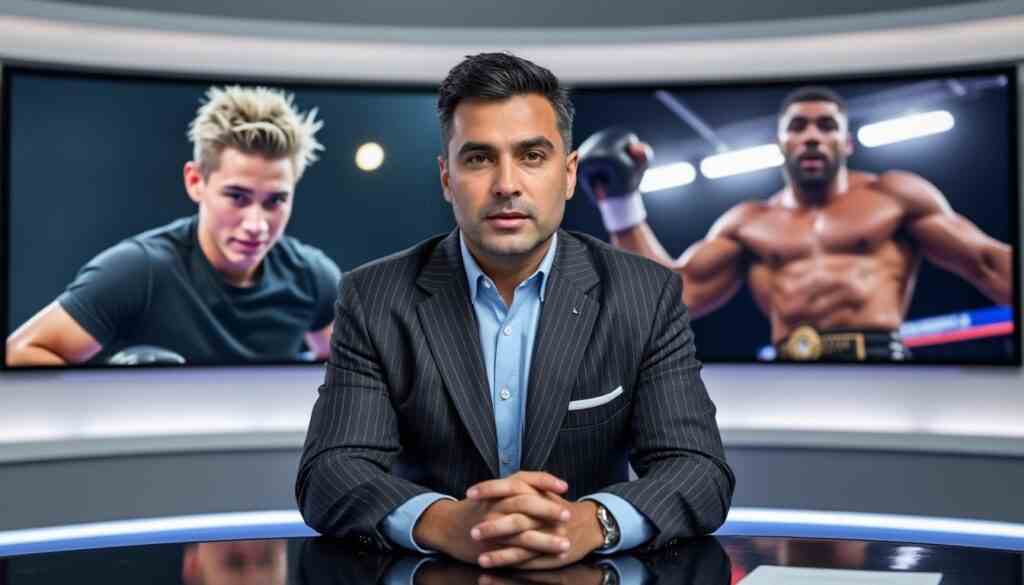 noel mikaelian critique le combat entre jake paul et anthony joshua, le qualifiant de « coup médiatique » visant à attirer l'attention plutôt qu'un véritable affrontement sportif.