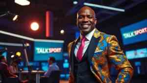 découvrez l'entrée remarquée de chris eubank sr. dans le studio de talksport pour the beltline, une émission incontournable pour les amateurs de boxe et de sport.