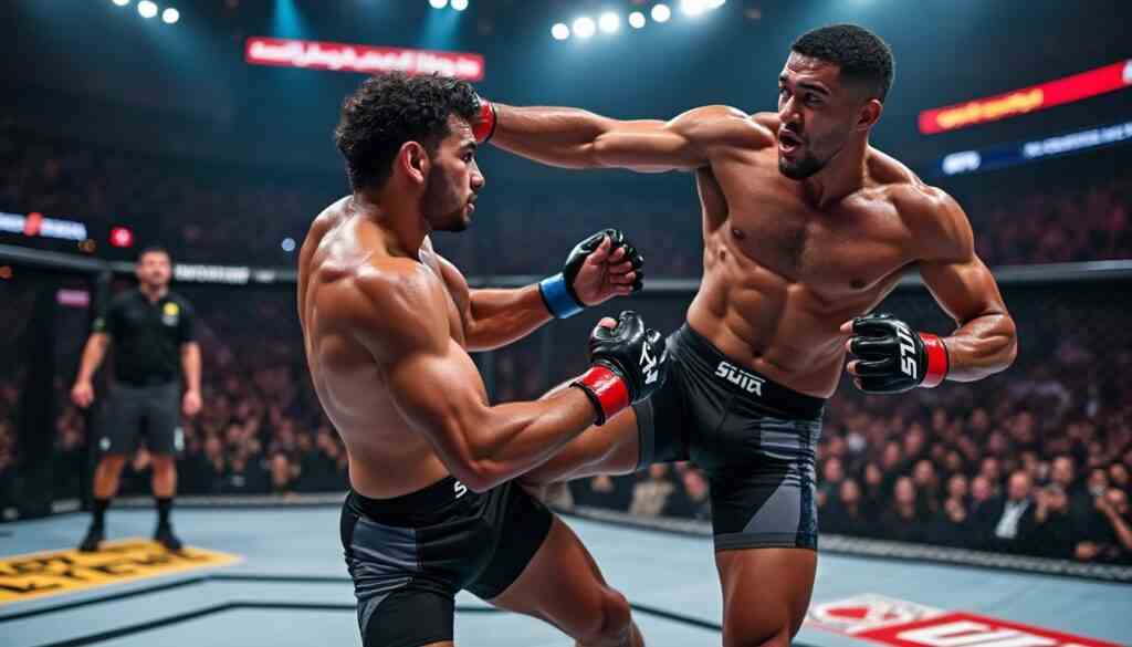 eridson garcia crée la surprise en battant taiga lors d'un combat intense à riyadh, offrant un moment mémorable aux fans de sports de combat.