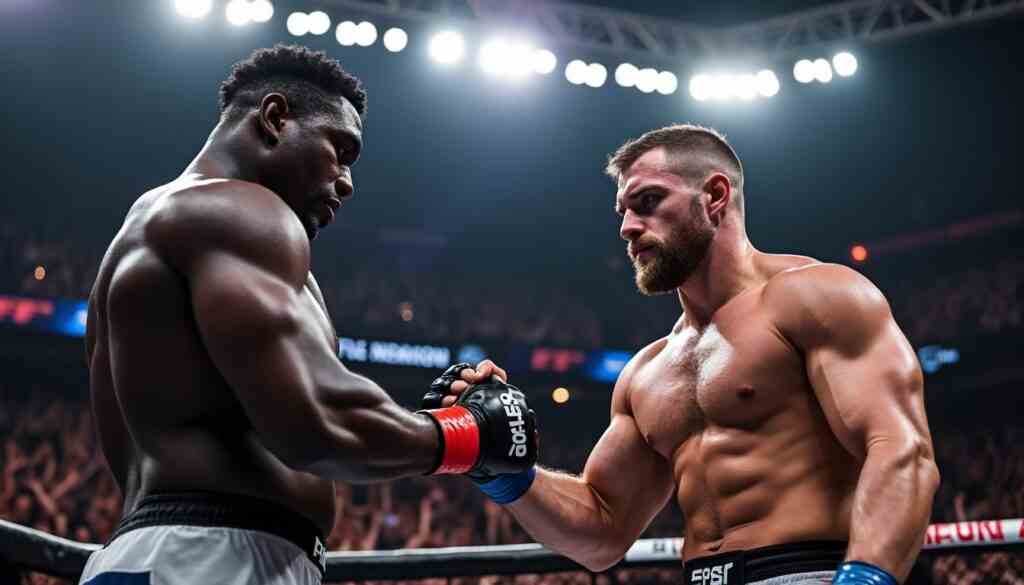 Francis Ngannou réagit à la victoire de Vadim Nemkov au PFL Lyon : un échange puissant après le sacre découvrez la réaction de francis ngannou après la victoire impressionnante de vadim nemkov au pfl lyon, un échange fort et inspirant suite au sacre.