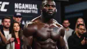 découvrez la réaction de francis ngannou avec un message puissant suite à l'annonce de son adversaire pour le titre des lourds de la pfl.