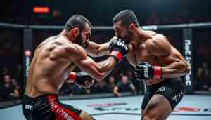 revivez la performance exceptionnelle d'ilia topuria qui a dominé arman tsarukyan avec une démonstration magistrale de compétences et de technique.