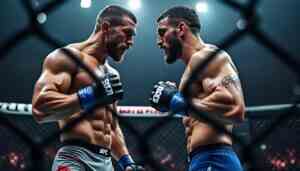 ilia topuria lance un défi à islam makhachev et envoie un message provocateur à khabib, attisant la tension dans le monde des arts martiaux mixtes.