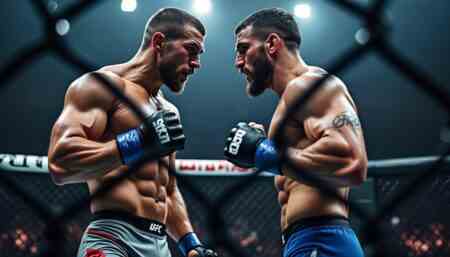 ilia topuria lance un défi à islam makhachev et envoie un message provocateur à khabib, attisant la tension dans le monde des arts martiaux mixtes.