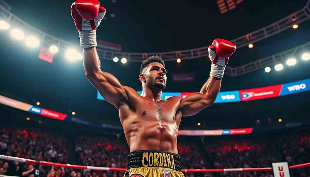 joe cordina décroche la première place mondiale wbo en poids léger grâce à sa victoire éclatante contre flores, marquant un tournant majeur dans sa carrière de boxeur.