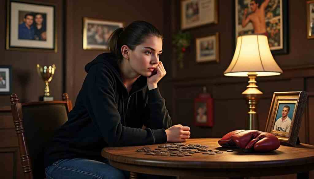 katie taylor partage avec émotion ses débuts modestes et retrace sa carrière brillante, évoquant comment elle est passée des centimes aux plus grands succès.