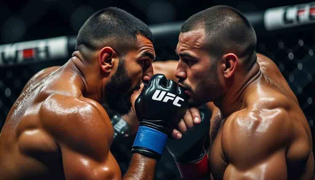 suivez l'intensification de la pression de khamzat chimaev alors qu'il se prépare à affronter alex pereira dans un combat très attendu.