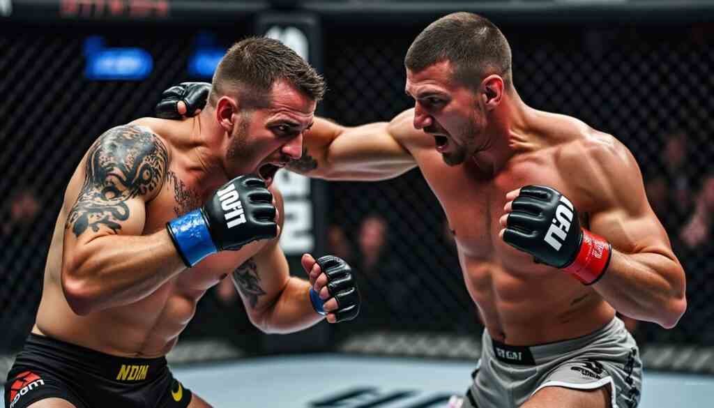 sean strickland élimine tom aspinall après l'abandon du combat face à ciryl gane, marquant un tournant décisif dans la compétition.