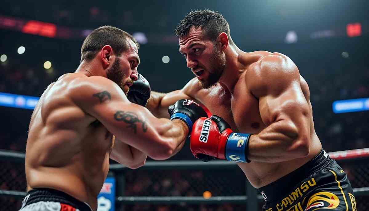 revivez la performance explosive de tsarukyan qui a dominé topuria dans un combat spectaculaire.