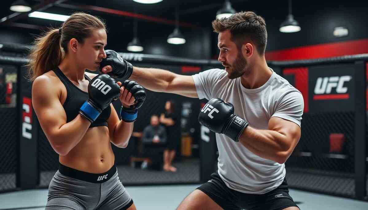découvrez comment une combattante de l'ufc a impressionné en dominant son coach lors d'une séance de sparring intense, témoignant de sa progression et de sa détermination.