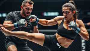 découvrez comment une combattante de l'ufc a pris le dessus sur son coach lors d'une intense séance de sparring, révélant sa détermination et son talent exceptionnel.