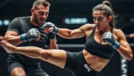 Une combattante de l’UFC domine son coach lors d’une séance de sparring découvrez comment une combattante de l'ufc a pris le dessus sur son coach lors d'une intense séance de sparring, révélant sa détermination et son talent exceptionnel.