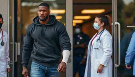 anthony joshua a quitté l'hôpital après un grave accident, suscitant soulagement et soutien parmi ses fans.