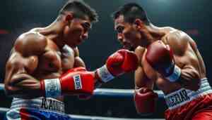 revivez le combat spectaculaire où dainier pero terrasse mario aguilar en seulement deux rounds, une performance rapide et impressionnante.