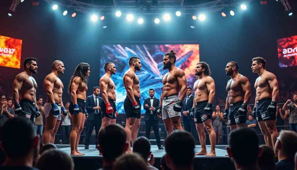 découvrez l’annonce exclusive de l’ufc présentant un choc spectaculaire de 6 affrontements majeurs en une seule soirée, promettant action et combats intenses pour tous les fans.