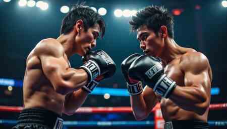 tenshin nasukawa et juan estrada s'affrontent lors de l'éliminatoire wbc prévue en avril à tokyo, un duel passionnant à ne pas manquer pour les fans de boxe.